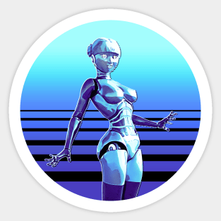 Gynoid Sunset 2.5 Sticker